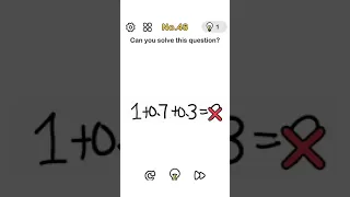 #Answetbrainoutlevel46 can you solve this question Walkthrough brain out level 46