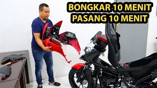 Tutorial : Cara Bongkar - Pasang COVER AEROX 155 VVA