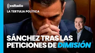 Tertulia de Federico: Sánchez recurre al "fango" tras las peticiones de dimisión