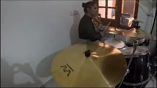 Shikha Nanda 4 & 8 beats drums #drums #drumming  #beats #percussion #viral #viralvideo