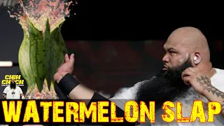 Da Crazy Hawaiian Slap Fight U.S.A Champion Destroys Watermelon