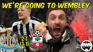 *NEWCASTLE ARE GOING TO WEMBLEY!!!* | Newcastle United 2-1 (3-1) Southampton Semi Final Match Vlog