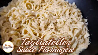 Tagliatelles Sauce Fromagère Recette Facile et Rapide