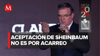 Marcelo Ebrard acusa a Claudia Sheinbaum de "acarreo monumental"