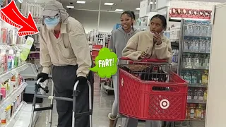 Old Man Farts On People At Store!! (They Were Horrified!!)