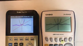 Casio fx 9750GII vs TI 84 Plus CE speed test