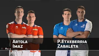 PILOTA (2024-02-17). Binakako txapelketa: Artola-Imaz / P. Etxeberria-Zabaleta