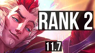 RAKAN & Kai'Sa vs BARD & Tristana (SUPPORT) | Rank 2, Rank 1 Rakan, 0/2/22 | EUW Challenger | v11.7