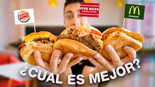 ¿Cuál es la MEJOR HAMBURGUESA? 🍔 | Comparación Marcas famosas