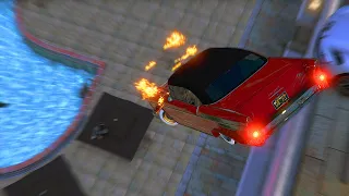 Luring The Ghost Car To Stunt Jumps