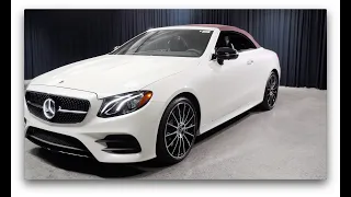 2020 Mercedes-Benz E 450 Cabriolet - designo Diamond White E450 -  M18245