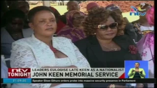 John Keen memorial service: Leaders eulogise late keen as a nationalist