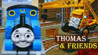 Паровозик Томас и его друзья - собираем пазл для детей Thomas and friends | Danik and Lesha