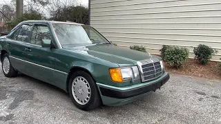 1991 Mercedes Benz 300E W124 Review and Test Drive