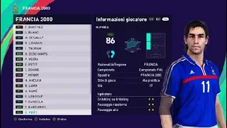 eFootball PES 2021: France 2000 classic team (PS4)
