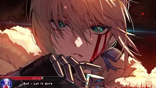 Nightcore - Let It Burn (RED) - (Lyrics)