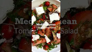 EASY Tomato Salad, perfect for summer! #shorts #summersalad #salad #saladrecipe