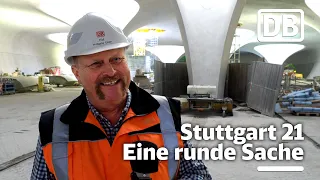 Trogwand der Bahnsteighalle wird gebaut | Stuttgart 21