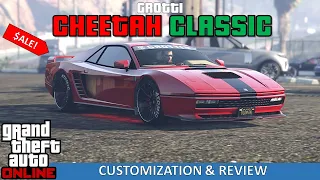 Grotti Cheetah Classic (Ferrari Testarossa ) Clean Build & Review (GTA 5 Online Podium Car Review)