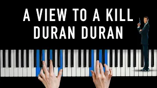 A View To A Kill - Epic Piano Tutorial - #jamesbond #duranduran #movie