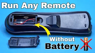 Run Any Remote Without Any Battery..Lifetime Free Power For Remote