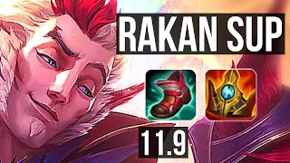 RAKAN & Kai'Sa vs SENNA & Karma (SUPPORT) | 2/0/14, Rank 3 Rakan, Rank 13 | BR Challenger | v11.9