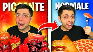 Cibo PICCANTE vs Cibo NORMALE Challenge! 🌶️