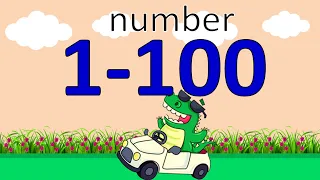 นับเลข 1-100 ภาษาอังกฤษ | Numbers 1-100 | Learn and song