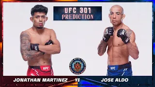 Jonathan Martinez vs Jose Aldo Prediction | #UFC301 | Bloody Water Podcast