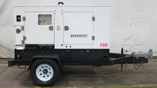 2016 Magnum MMG100 86 kW rental grade diesel generator John Deere EPA Tier 3 eng 6592 Hrs CSDG 2916