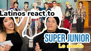 Latinos react to SUPER JUNIOR - LO SIENTO ft LESLIE GRACE 😍👏🙌😎| REACTION VIDEO