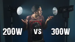 Resultado incrível! Godox Sl300II vs Godox Litemons LA200(BI)