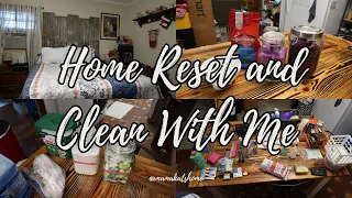 Home Reset and Clean With Me