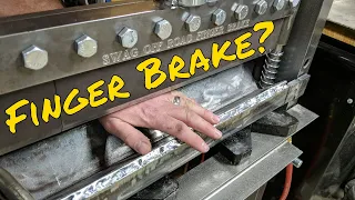 DIY Finger Press Brake using a Harbor Freight 20 Ton press and Swag Off Road!