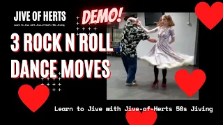 JIVE - Learn 3 Rockabilly Jive / Rock´n´Roll Dance moves  - Tutorial & Demo