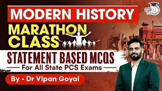 Modern History Marathon Class for State PCS l History MCQs by Dr Vipan Goyal @StudyIQPCSofficial