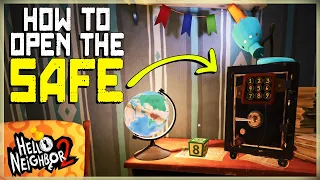 How To Open Up The Safe In Hello Neighbor 2 | All 4 Block Locations | Whats The Code? Circle Key