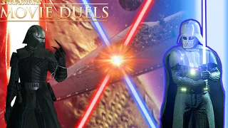 Battle aboard the Lusankya! (Movie Duels Remastered) Armored Anakin Skywalker vs Lord Starkiller