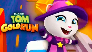 Talking Tom Gold Run- Angela - Gameplay, Android