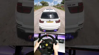 BMW X5M Pops & Bangs - Forza Horizon 5 #shorts