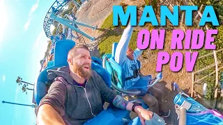 Manta On Ride POV SeaWorld San Diego