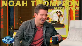 Noah Thompson American Idol 2022 Winner Media Tour Interviews from Different American Talk Shows