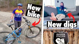 Testing out the BP Ranger Station and Seth's new $12,000 hardtail mtb!