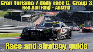 Gran Turismo 7 daily race C race and strategy guide...Group 3...Red Bull Ring - Austria