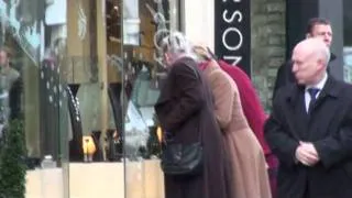 Queen Margrethe II xmas shopping London