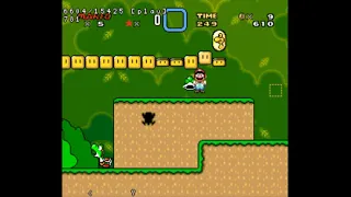 SMW Yoshi's Island 2 secret exit (This doesn't do anything)