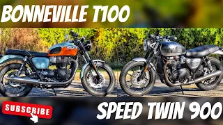Triumph Bonneville T100 vs. Triumph Speed Twin 900 - What’s the Difference? (2023 UPDATES)