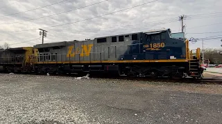 First Time Catching The Louisville & Nashville Heritage Unit CSX #1850 & More