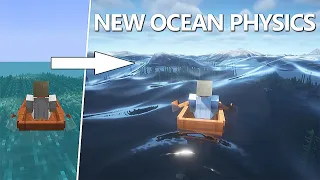 Minecraft New Ocean Physics is Amazing | Physics Mod