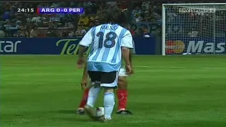 Lionel Messi Vs Peru (Copa America) 2007